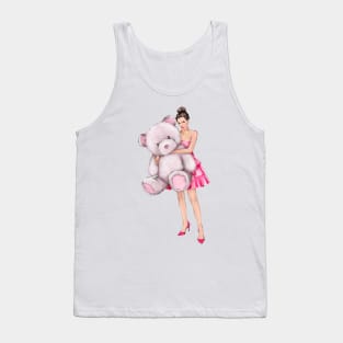 glamour bear lover art Tank Top